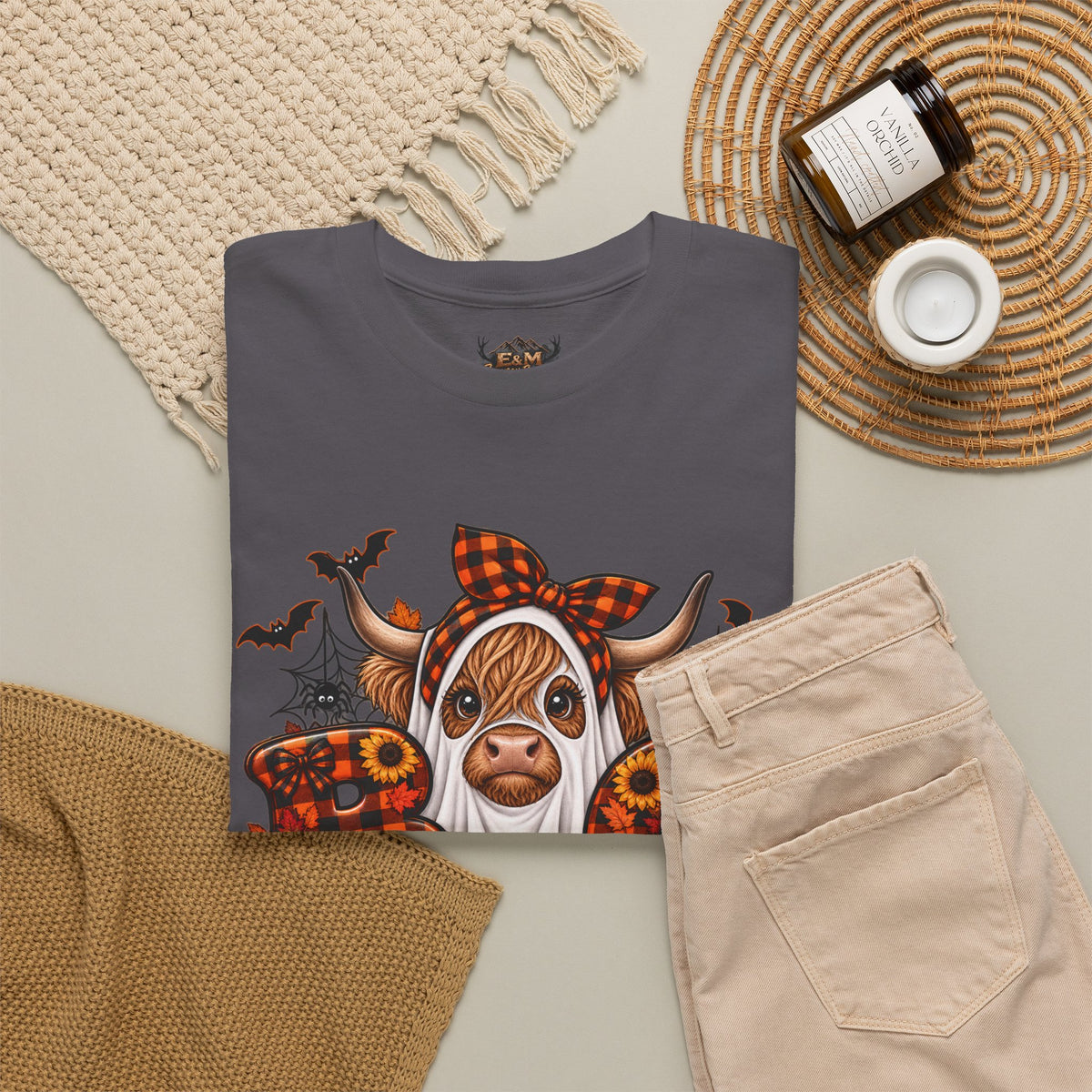 Highland Cow "BOO" T-Shirt