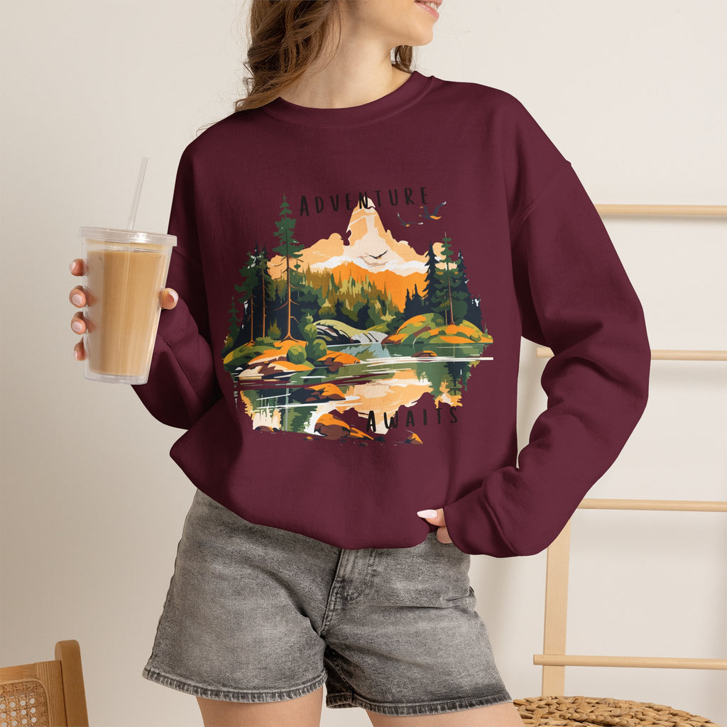 Adventure Awaits Crewneck Sweatshirt