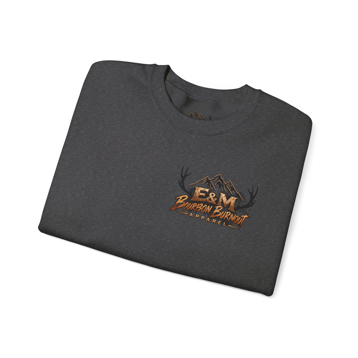 E&M Bourbon Burnout Apparel Crewneck Sweatshirt