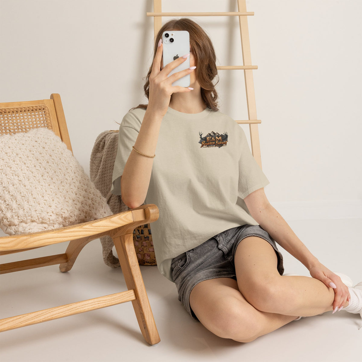 E&M Bourbon Burnout Apparel T-Shirt