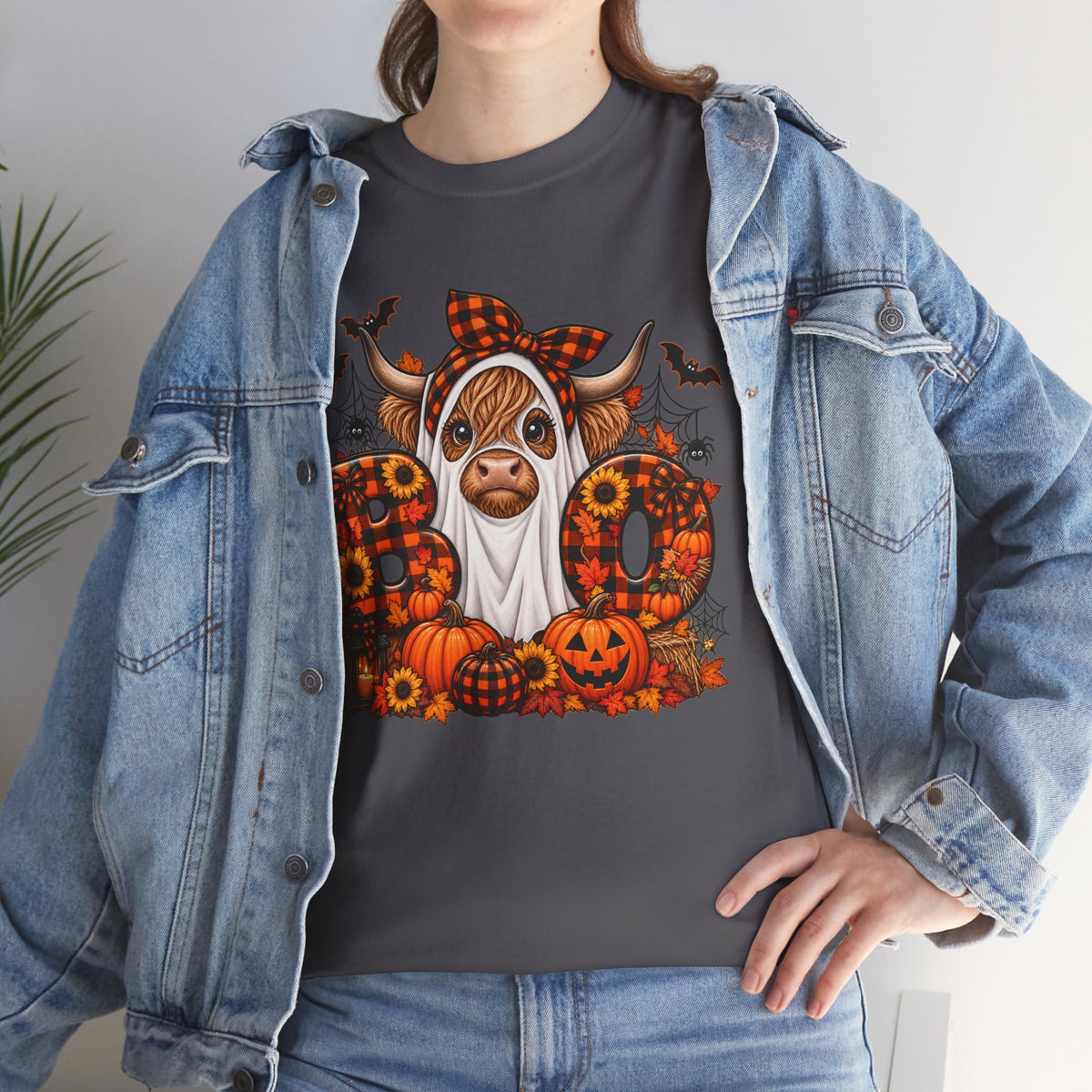 Highland Cow "BOO" T-Shirt