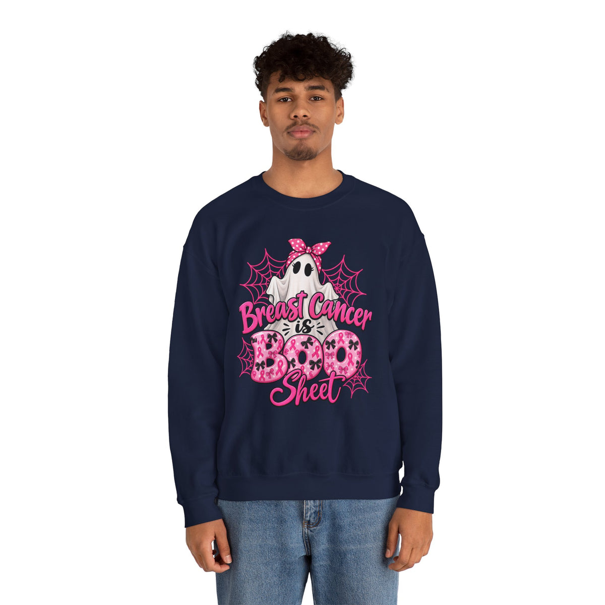 Breast Cancer is BOO Sheet Crewneck Sweatshirt