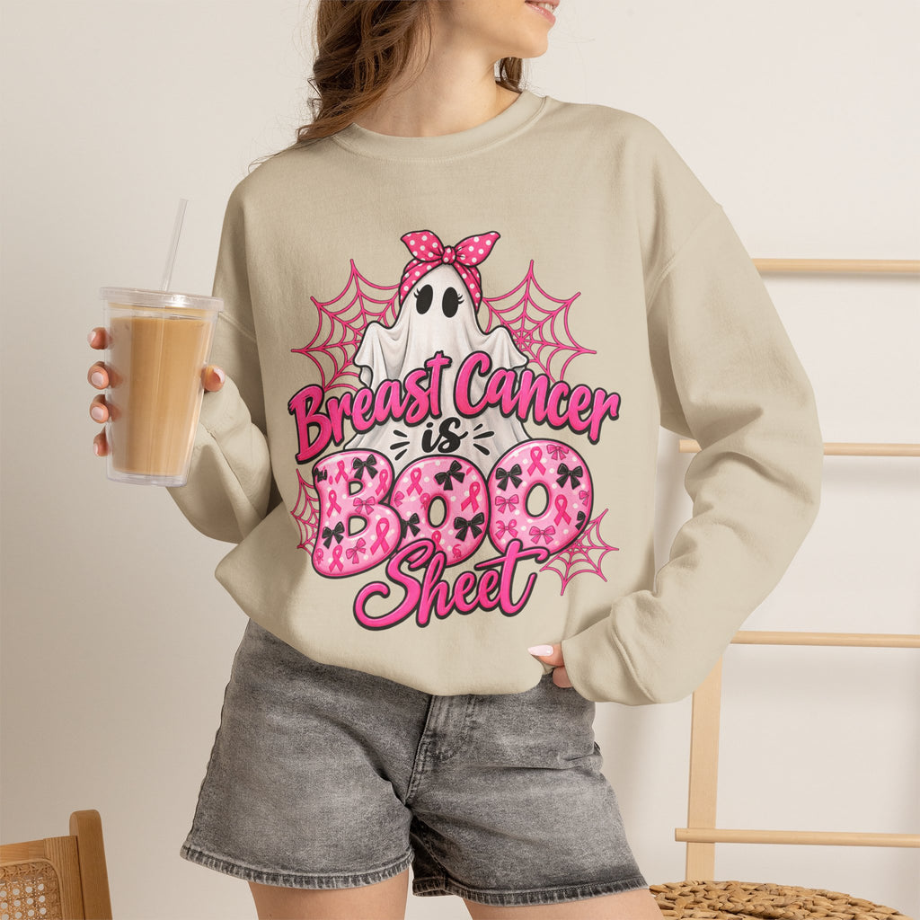Breast Cancer is BOO Sheet Crewneck Sweatshirt