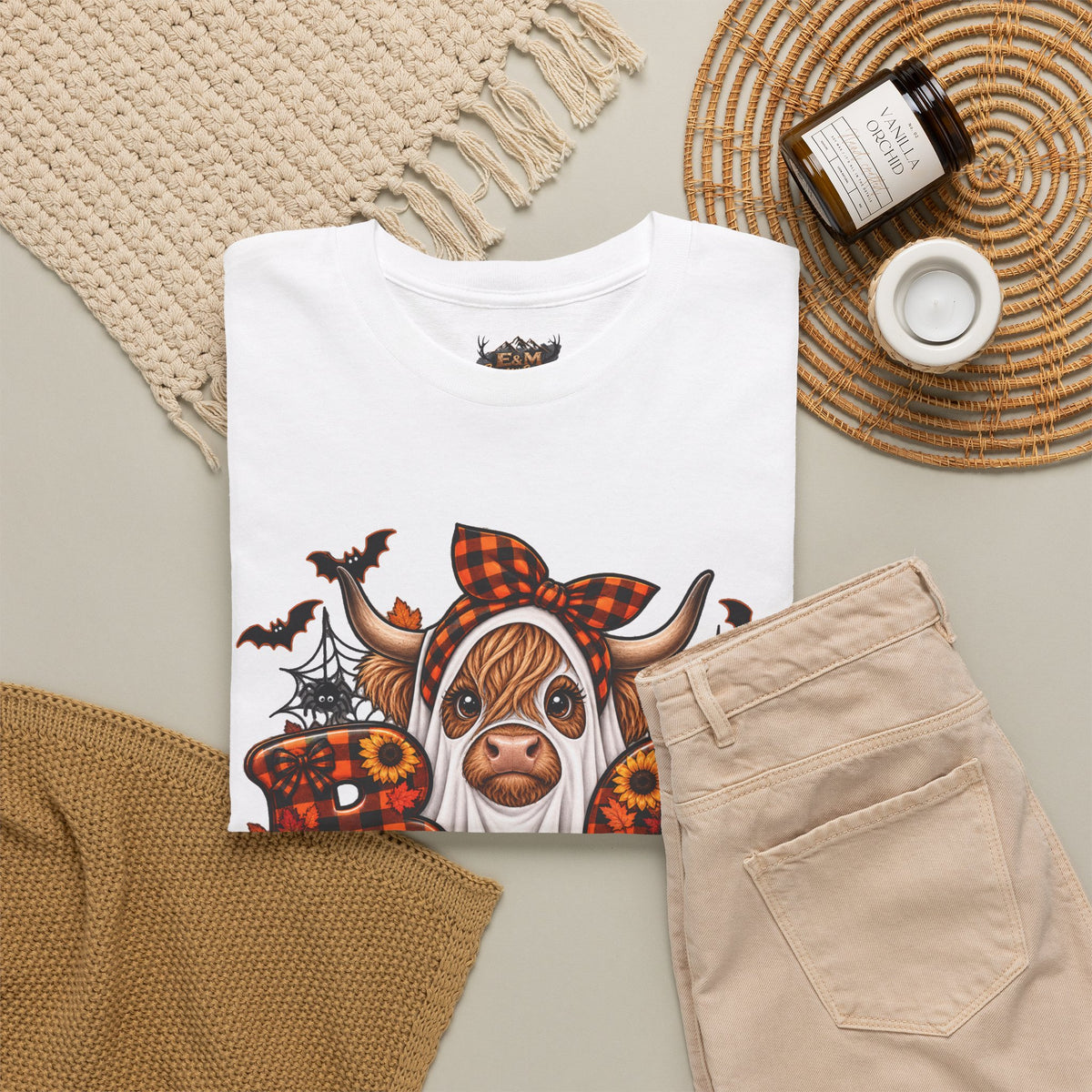 Highland Cow "BOO" T-Shirt