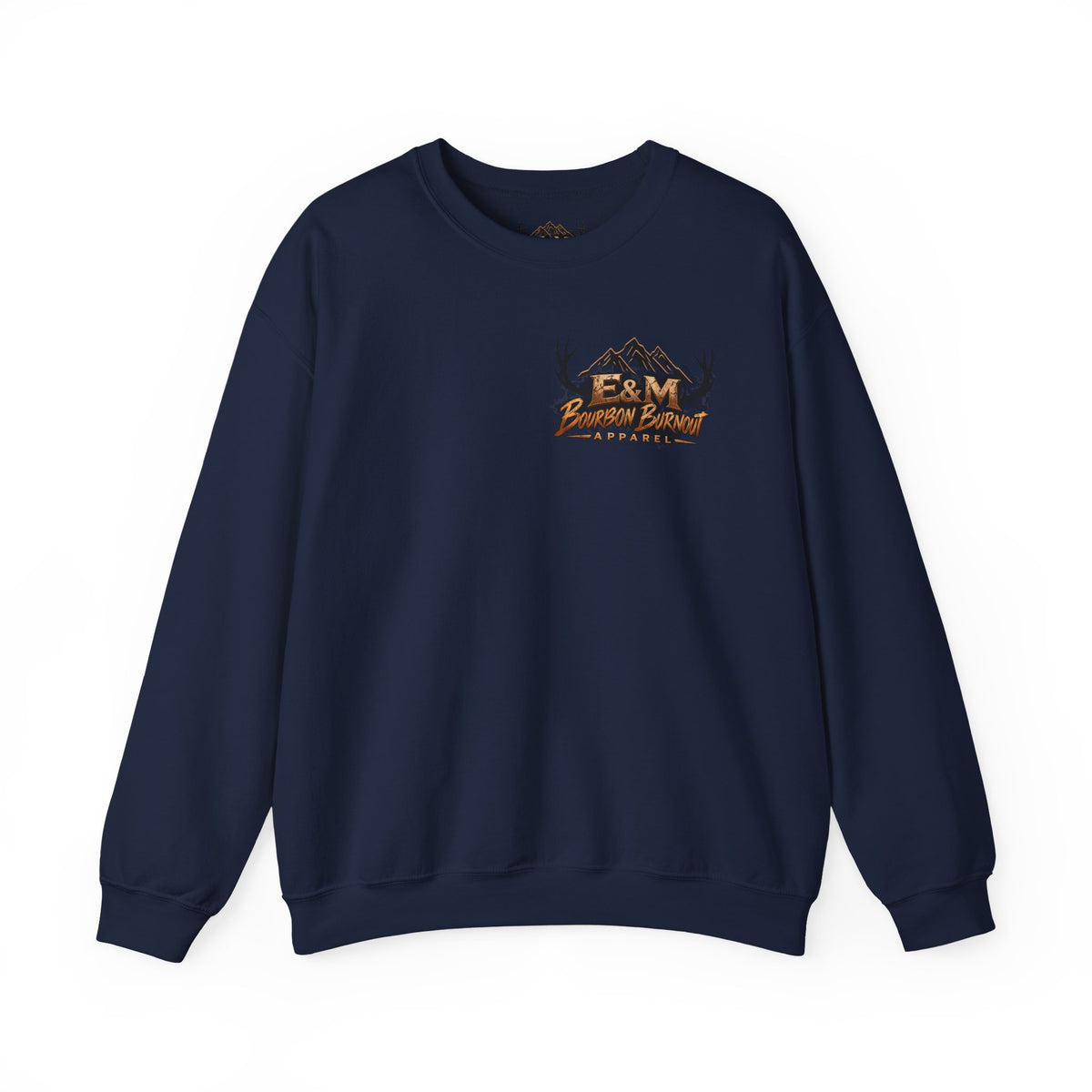 E&M Bourbon Burnout Apparel Crewneck Sweatshirt