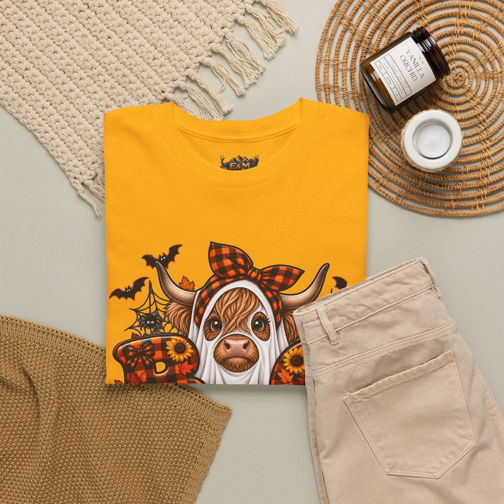 Highland Cow "BOO" T-Shirt