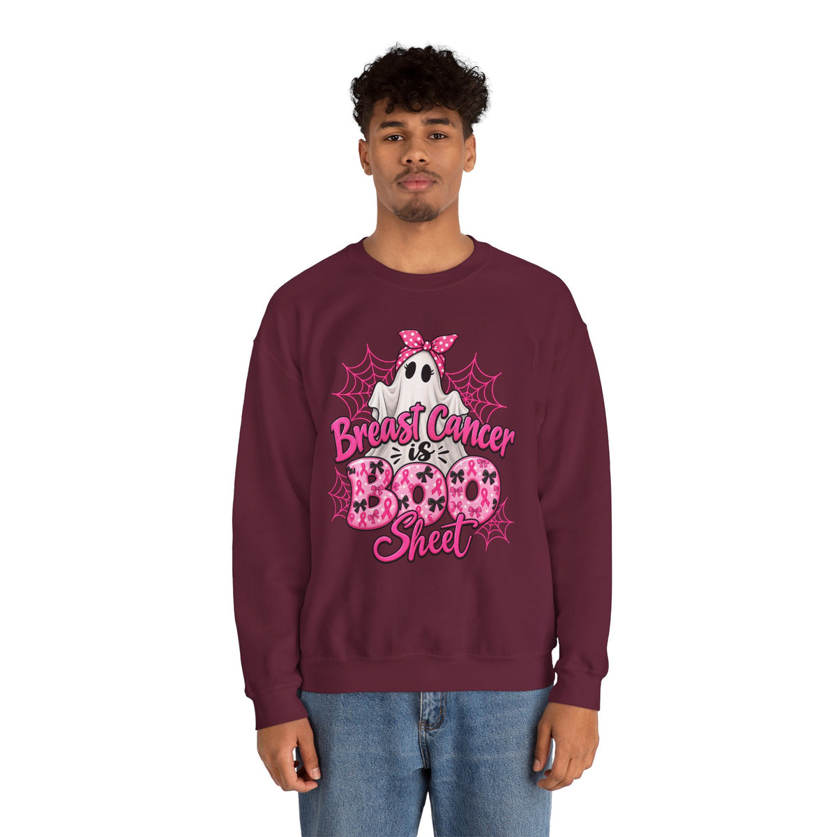 Breast Cancer is BOO Sheet Crewneck Sweatshirt