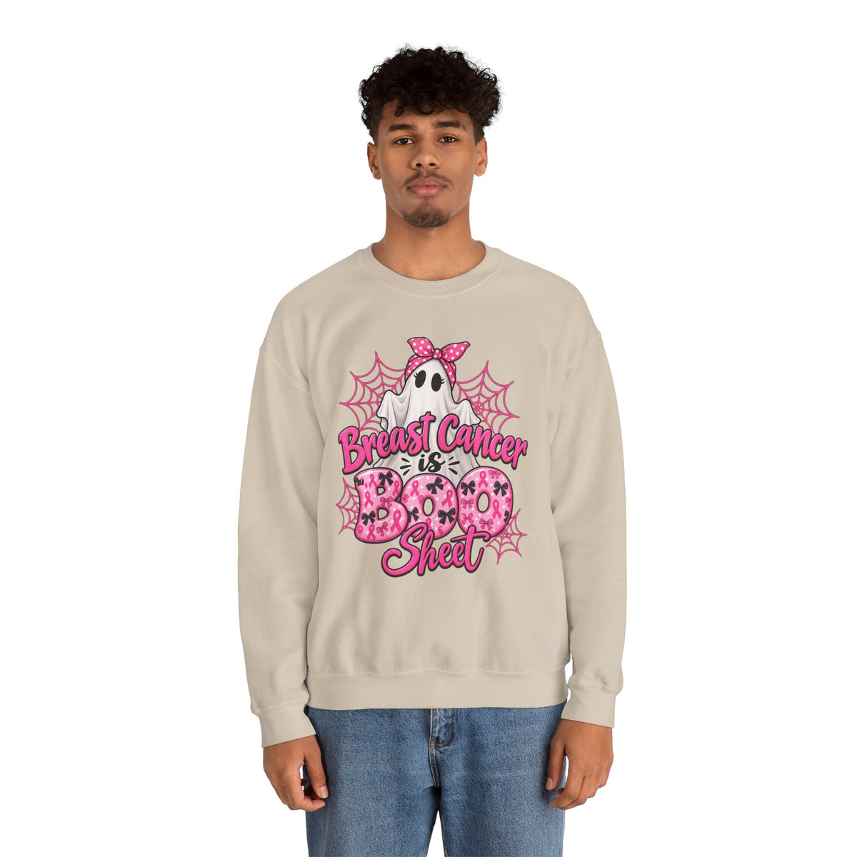 Breast Cancer is BOO Sheet Crewneck Sweatshirt