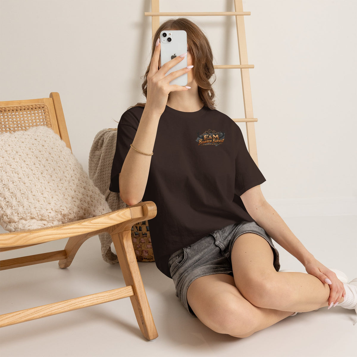 E&M Bourbon Burnout Apparel T-Shirt