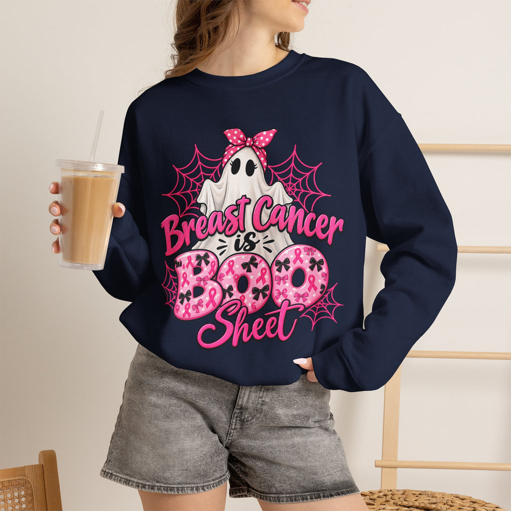 Breast Cancer is BOO Sheet Crewneck Sweatshirt