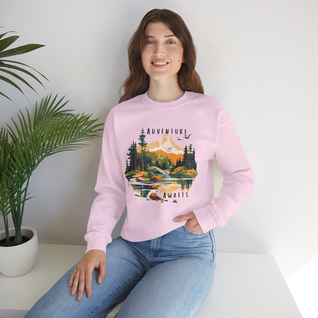 Adventure Awaits Crewneck Sweatshirt