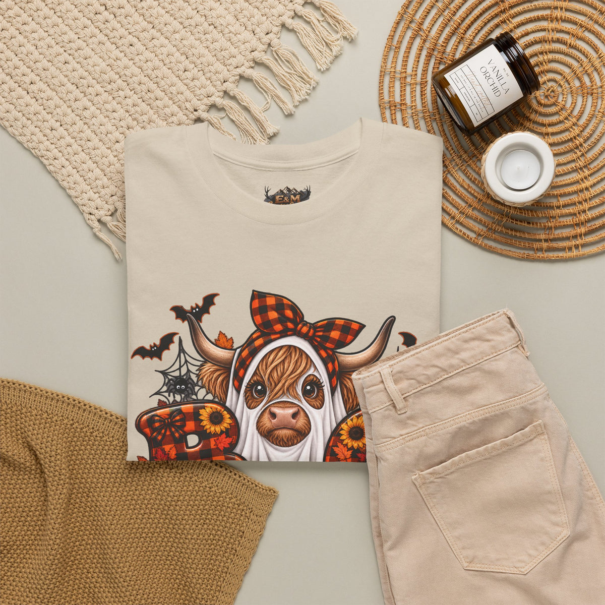 Highland Cow "BOO" T-Shirt