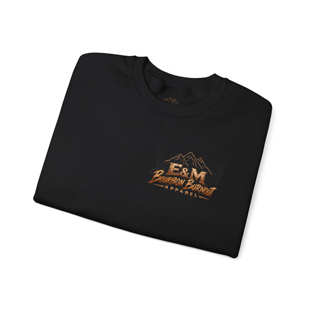 E&M Bourbon Burnout Apparel Crewneck Sweatshirt