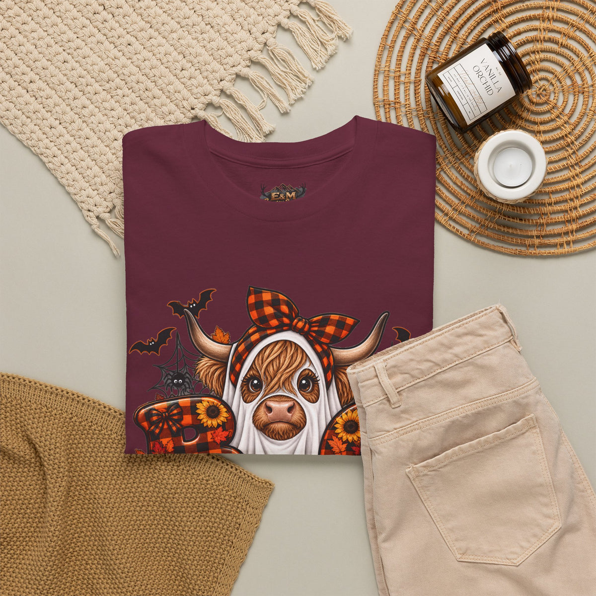 Highland Cow "BOO" T-Shirt