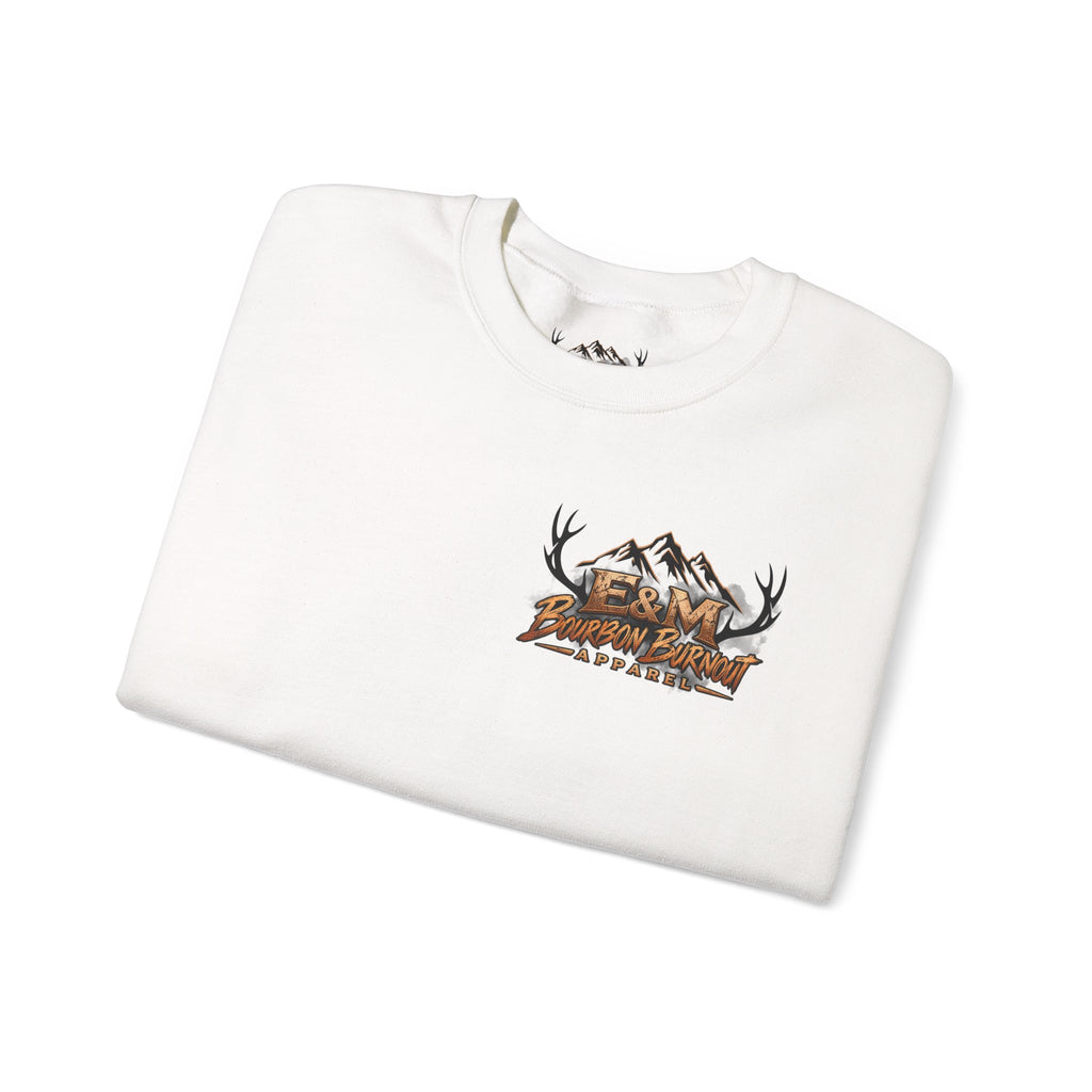 E&M Bourbon Burnout Apparel Crewneck Sweatshirt