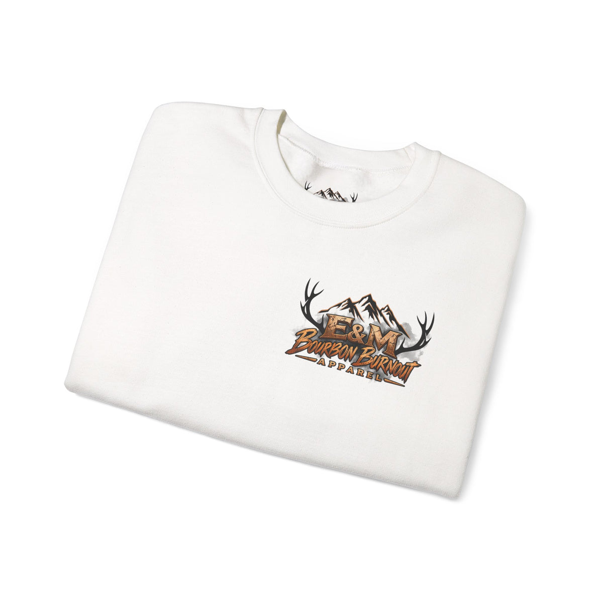 E&M Bourbon Burnout Apparel Crewneck Sweatshirt