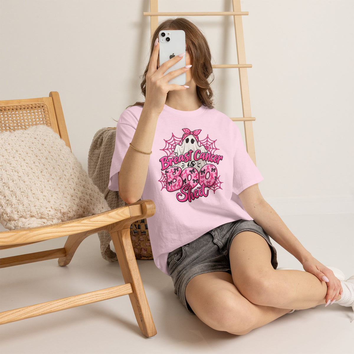 Breast Cancer is BOO Sheet T-Shirt