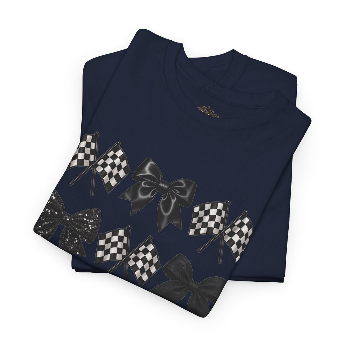 Bows & Racing Flag T-Shirt