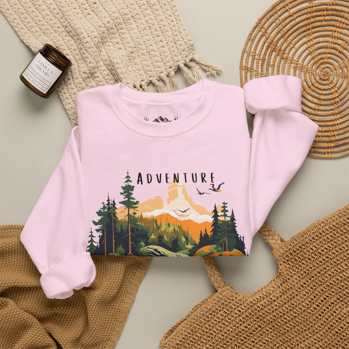 Adventure Awaits Crewneck Sweatshirt