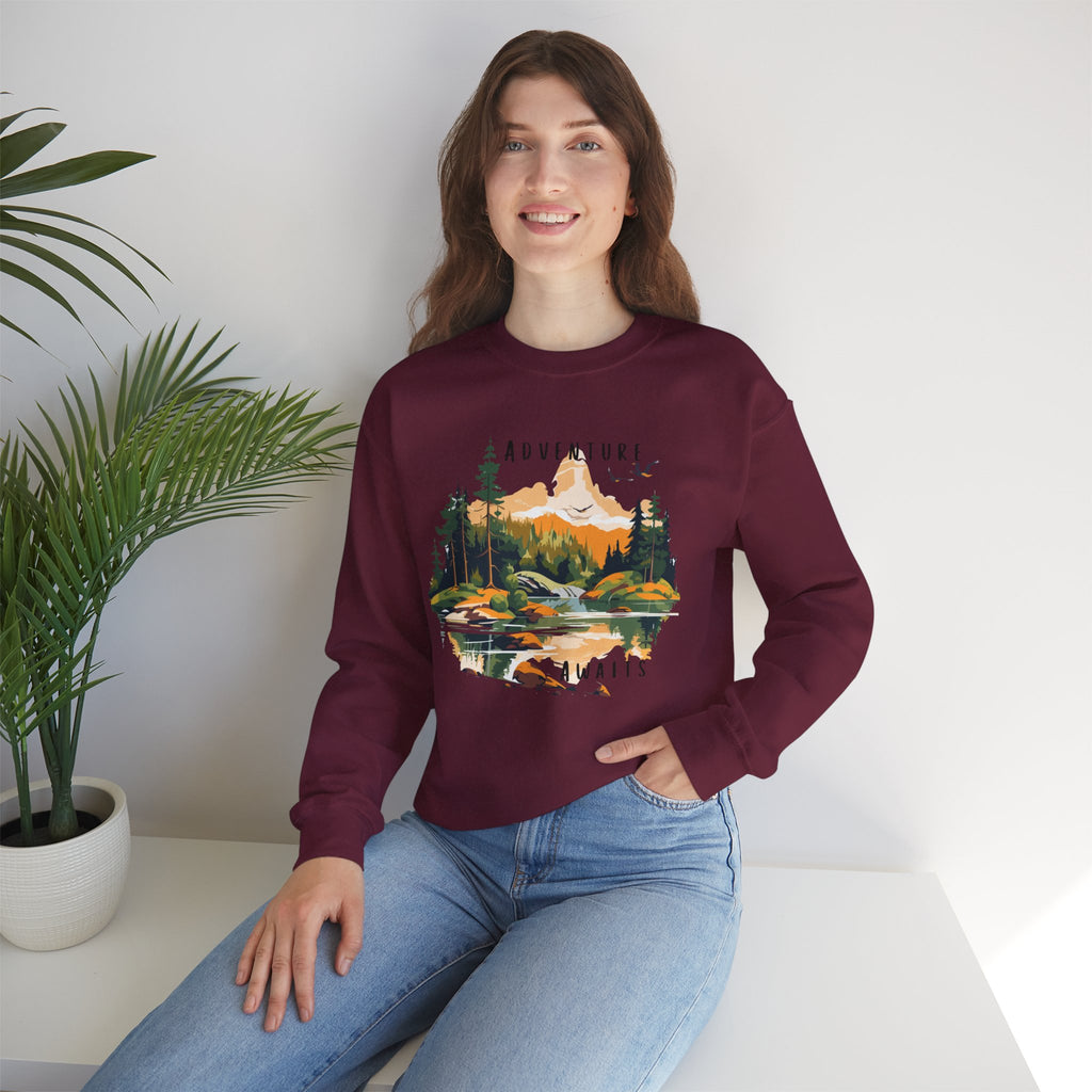 Adventure Awaits Crewneck Sweatshirt