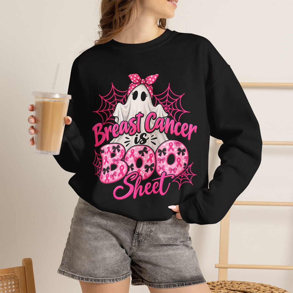 Breast Cancer is BOO Sheet Crewneck Sweatshirt