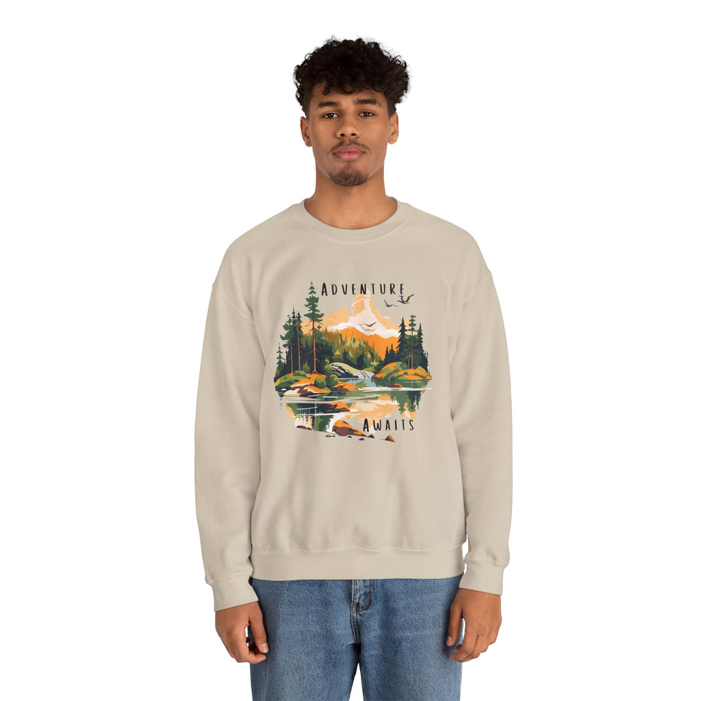 Adventure Awaits Crewneck Sweatshirt
