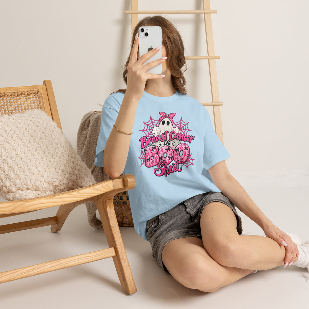 Breast Cancer is BOO Sheet T-Shirt