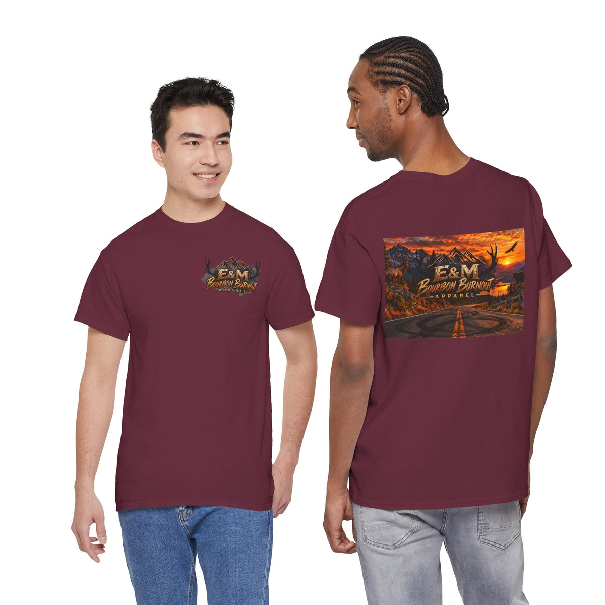 E&M Bourbon Burnout Apparel T-Shirt