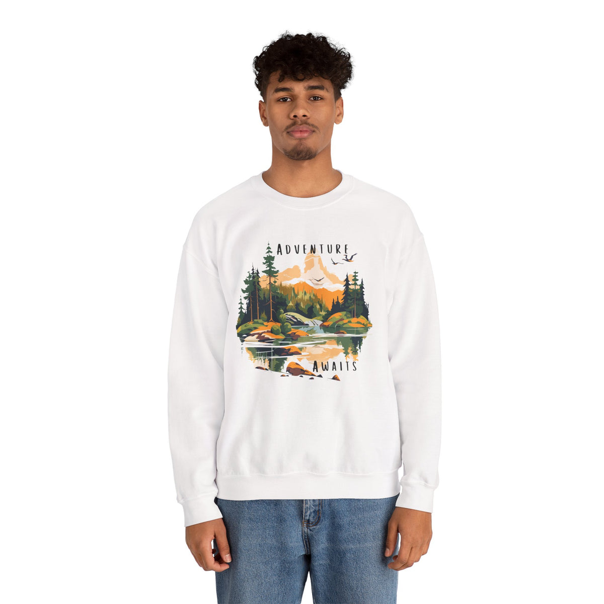 Adventure Awaits Crewneck Sweatshirt