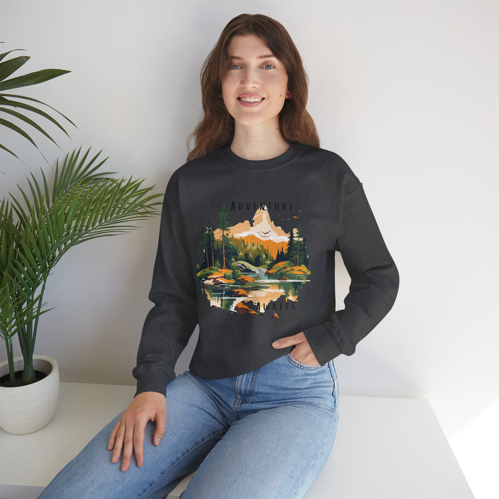 Adventure Awaits Crewneck Sweatshirt
