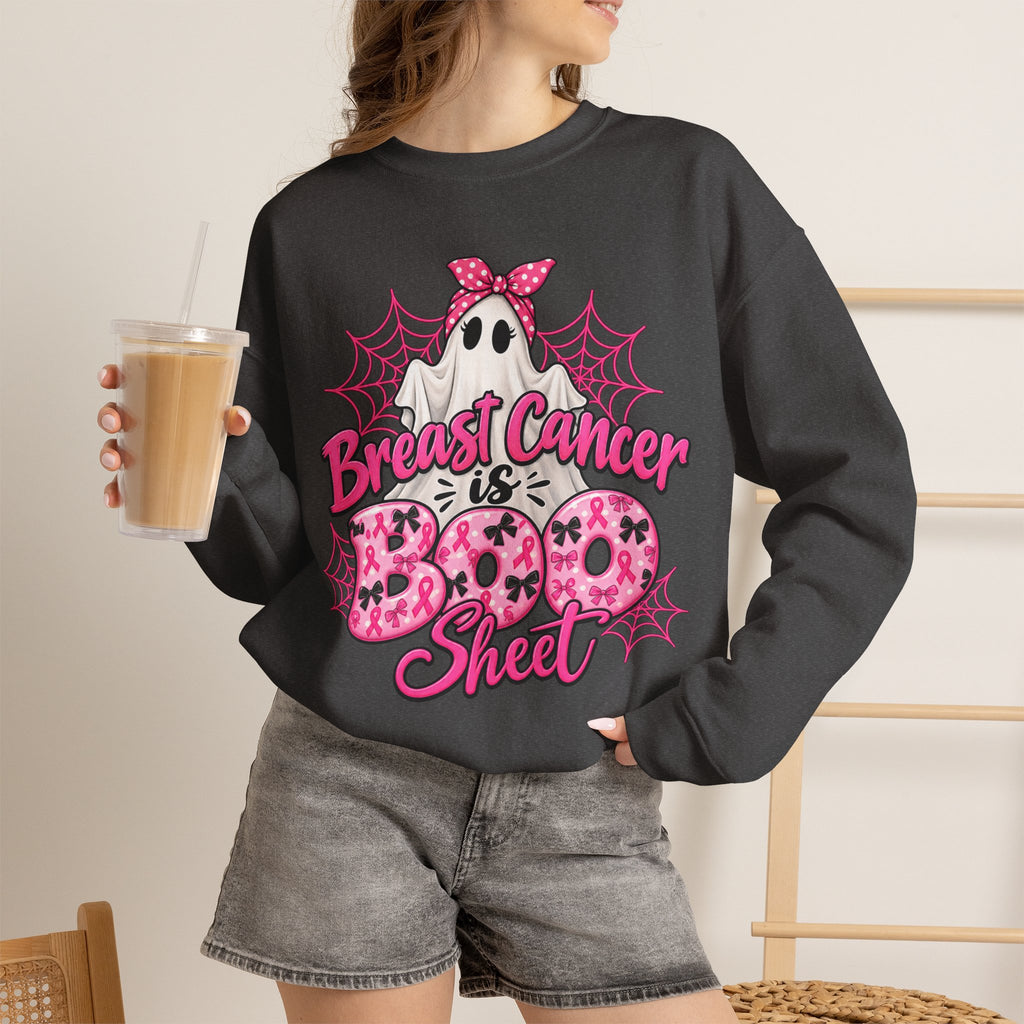 Breast Cancer is BOO Sheet Crewneck Sweatshirt