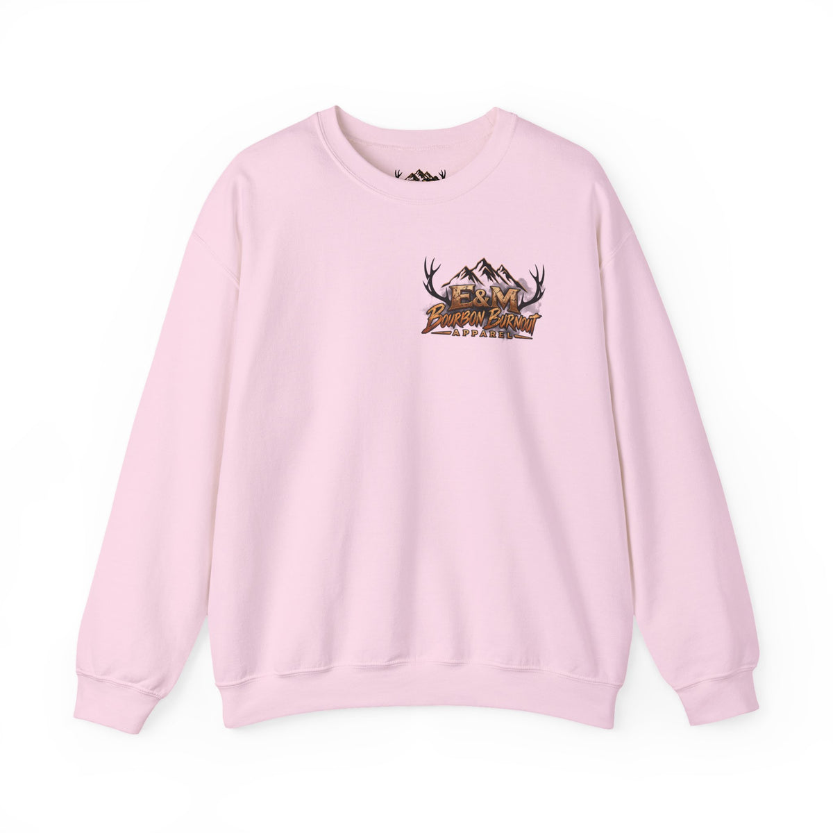 E&M Bourbon Burnout Apparel Crewneck Sweatshirt