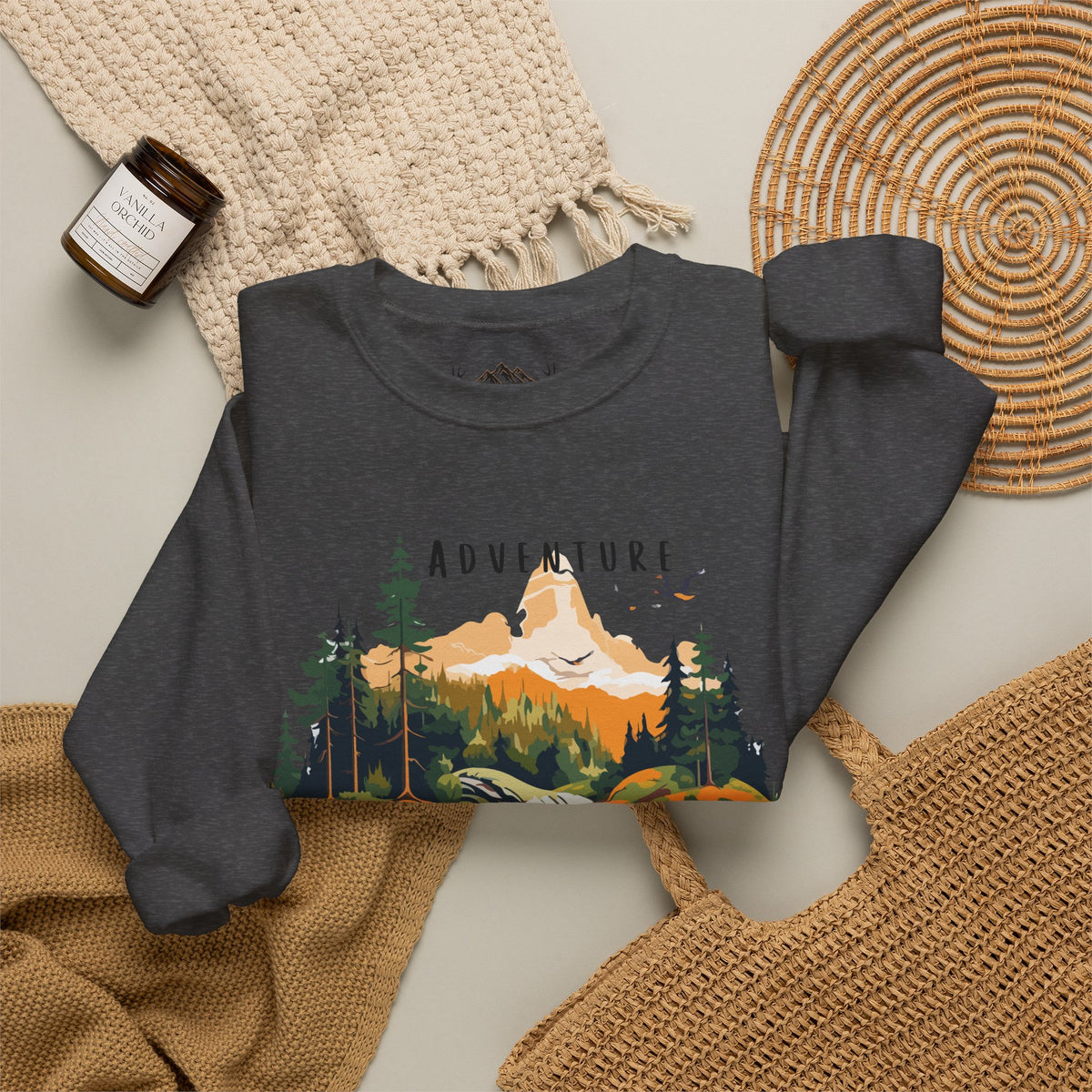 Adventure Awaits Crewneck Sweatshirt