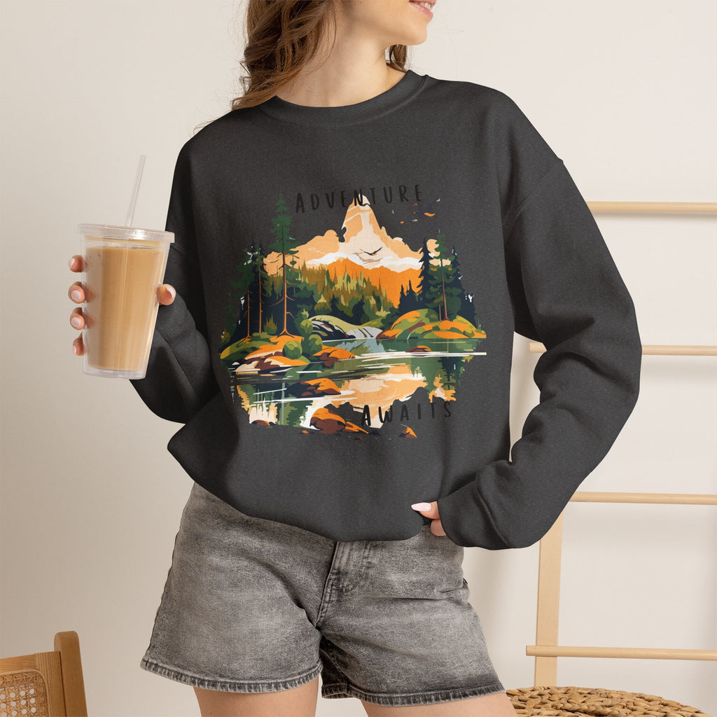 Adventure Awaits Crewneck Sweatshirt