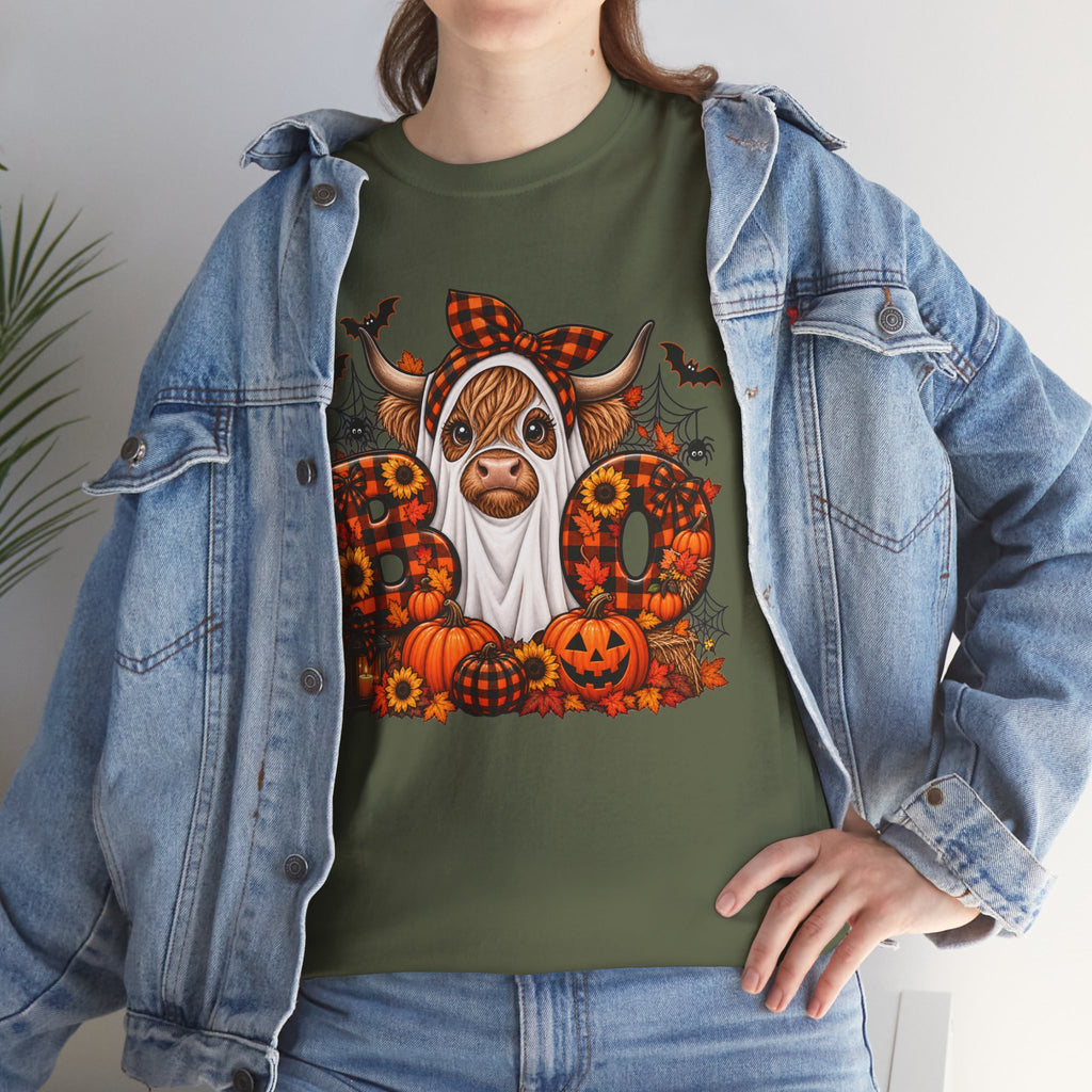 Highland Cow "BOO" T-Shirt