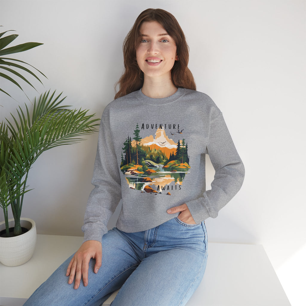 Adventure Awaits Crewneck Sweatshirt