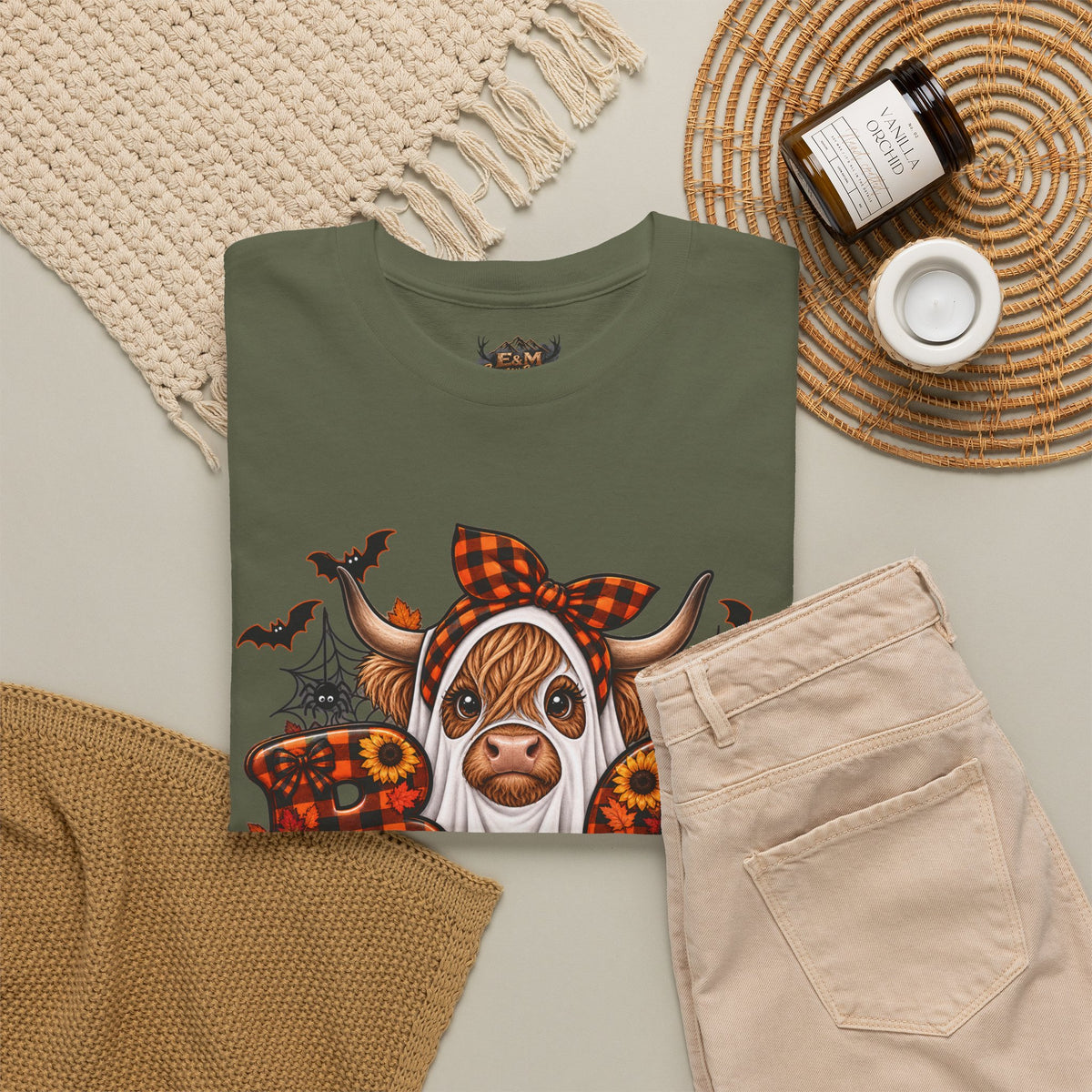 Highland Cow "BOO" T-Shirt