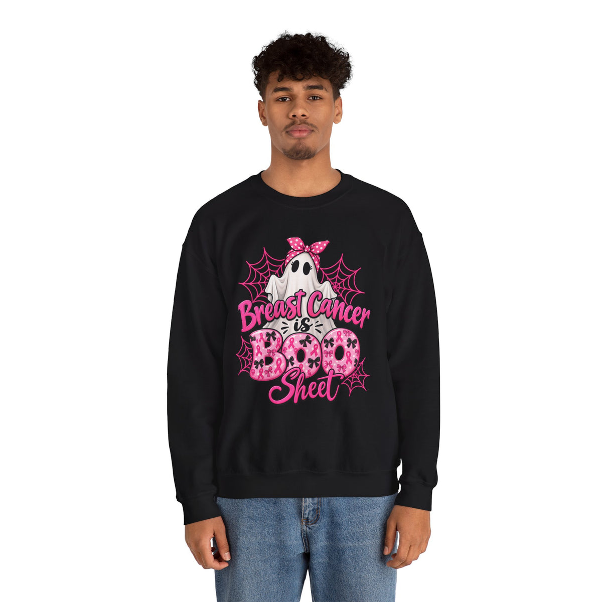 Breast Cancer is BOO Sheet Crewneck Sweatshirt