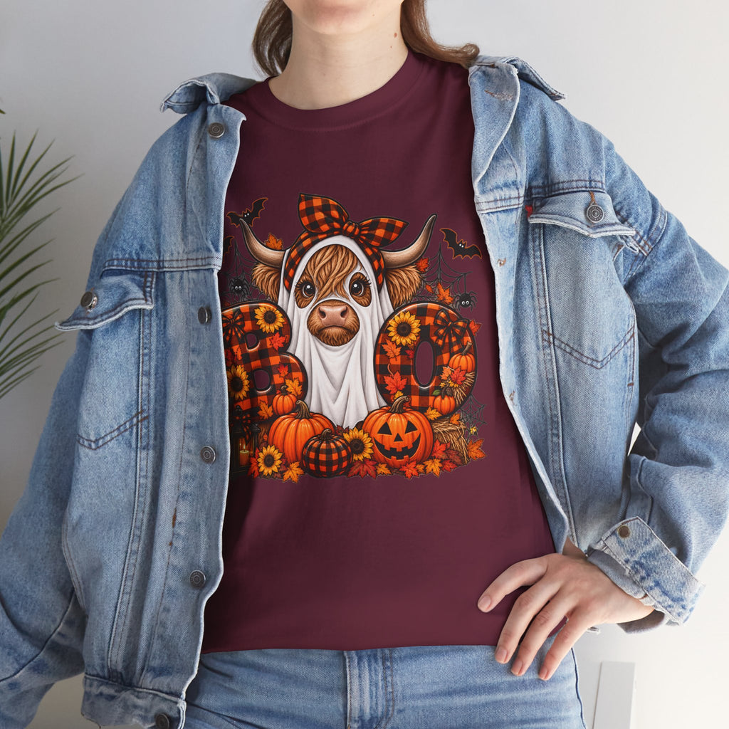 Highland Cow "BOO" T-Shirt