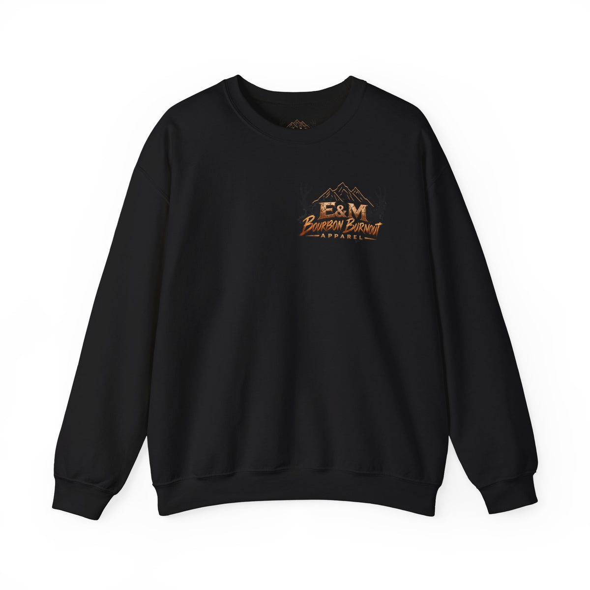 E&M Bourbon Burnout Apparel Crewneck Sweatshirt