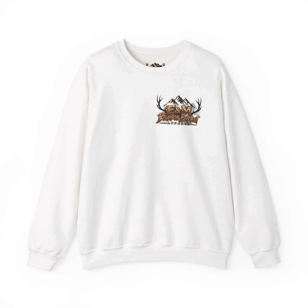 E&M Bourbon Burnout Apparel Crewneck Sweatshirt