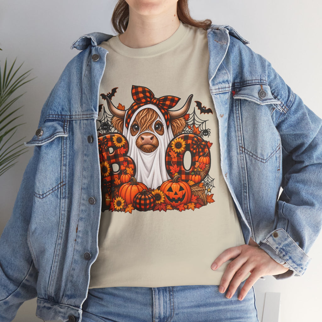 Highland Cow "BOO" T-Shirt