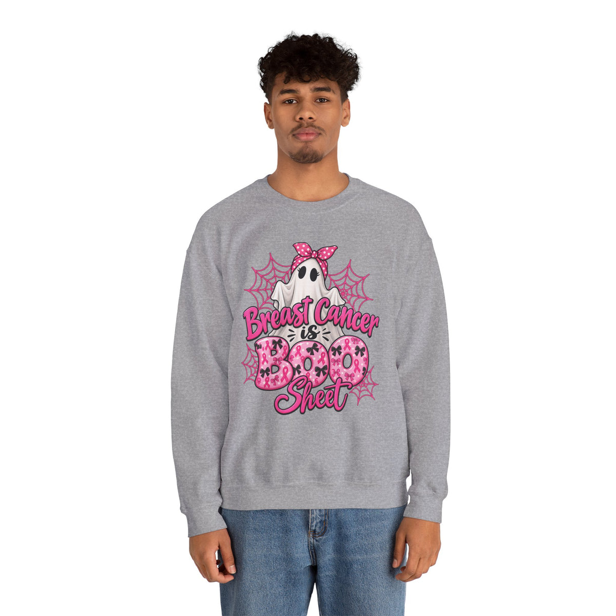 Breast Cancer is BOO Sheet Crewneck Sweatshirt