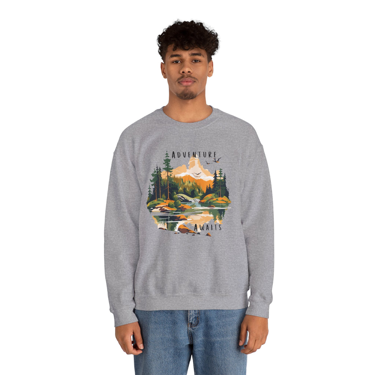 Adventure Awaits Crewneck Sweatshirt