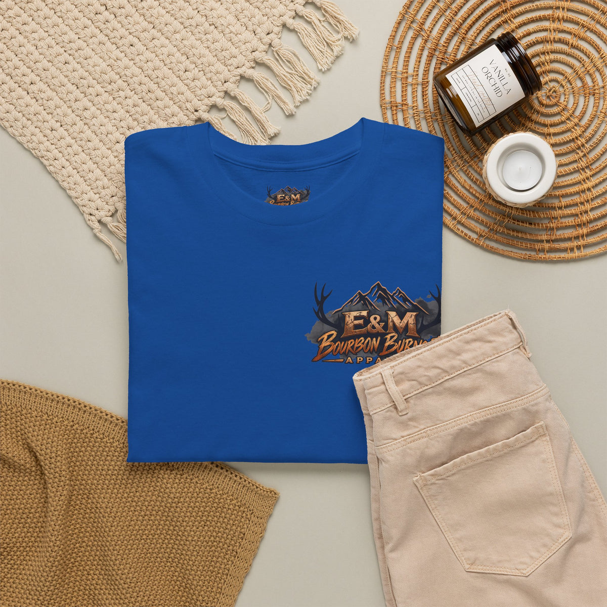 E&M Bourbon Burnout Apparel T-Shirt