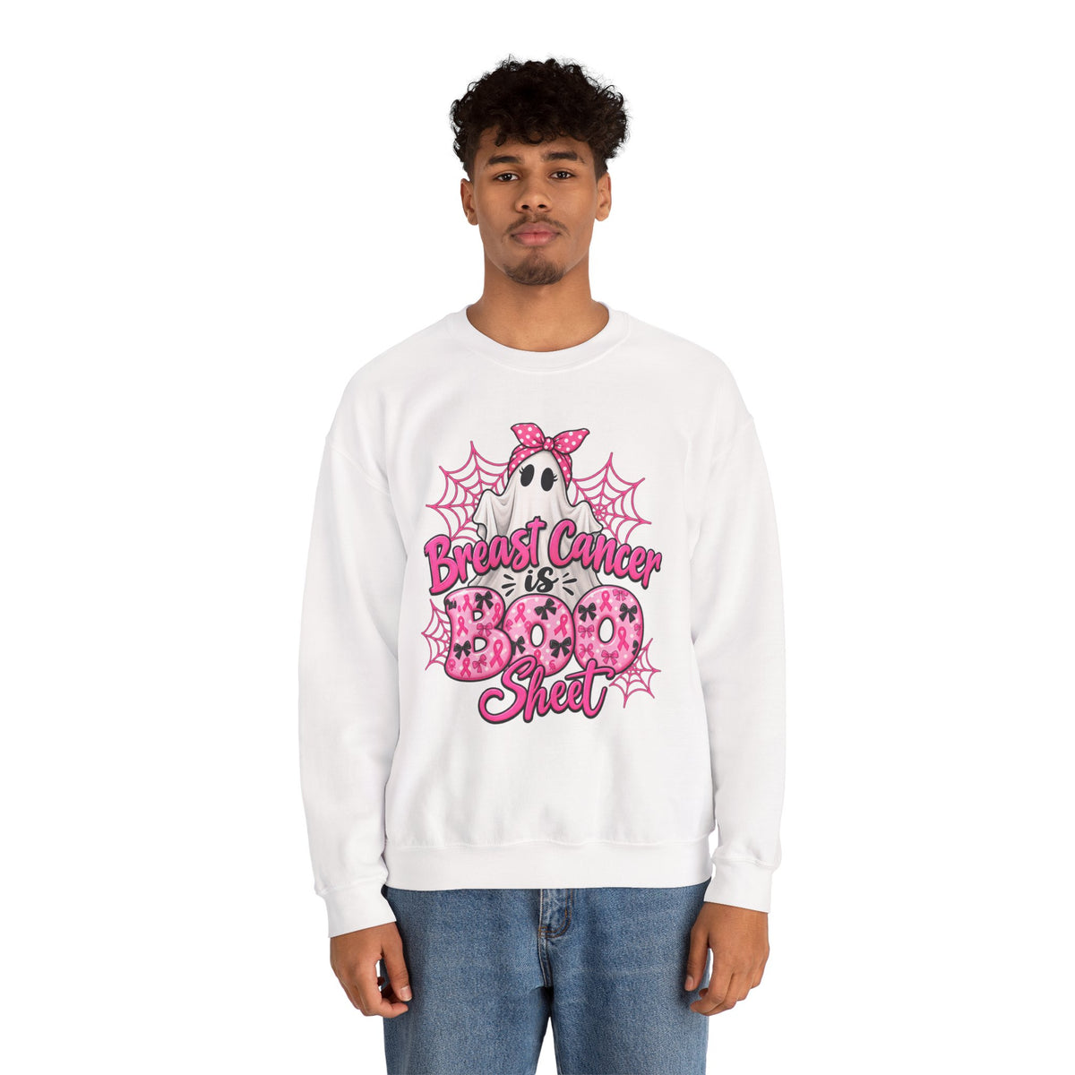 Breast Cancer is BOO Sheet Crewneck Sweatshirt