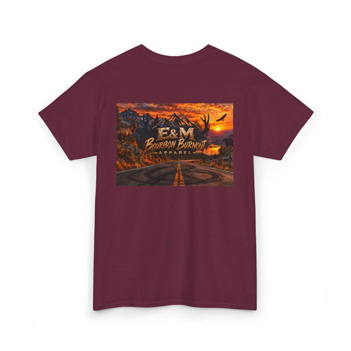 E&M Bourbon Burnout Apparel T-Shirt