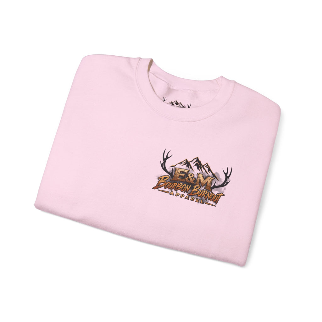 E&M Bourbon Burnout Apparel Crewneck Sweatshirt