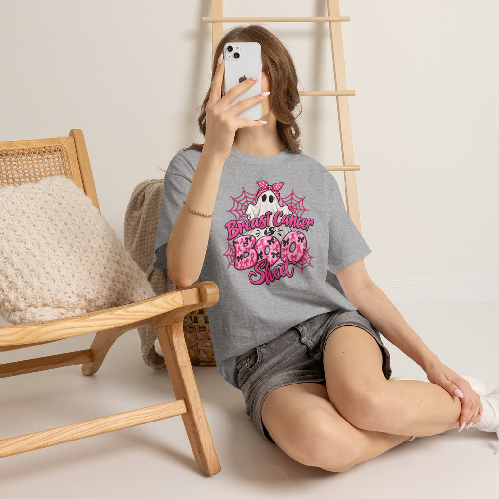 Breast Cancer is BOO Sheet T-Shirt