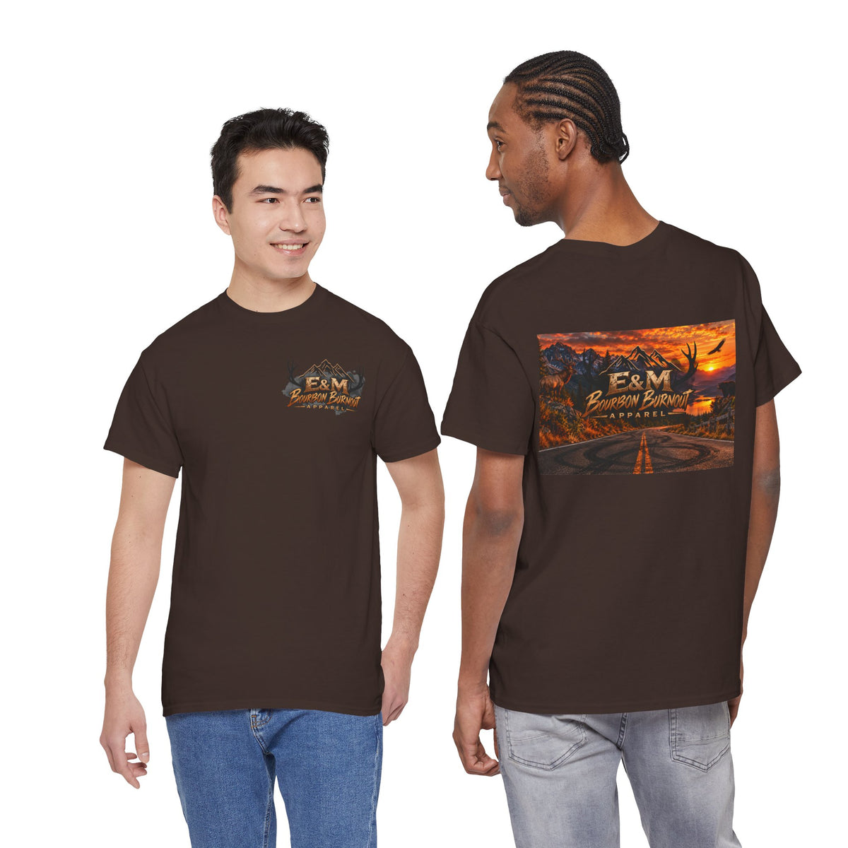 E&M Bourbon Burnout Apparel T-Shirt